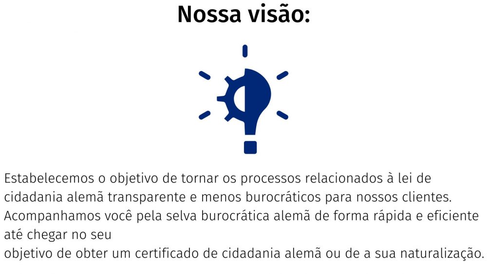 Nossa visão